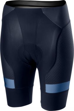 Castelli Free aero 4 W short team fietsbroek zwart/blauw dames Kopie