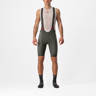 Castelli Competizione bibshort donkergroen heren
