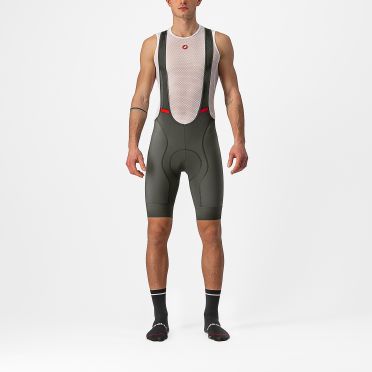 Castelli Competizione bibshort donkergroen heren 