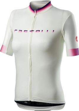 Castelli Gradient fietsshirt wit dames 