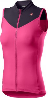 Castelli Solaris SL fietsshirt roze dames