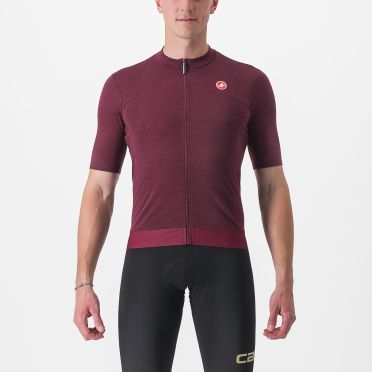 Castelli Essenza fietsshirt korte mouw rood heren 