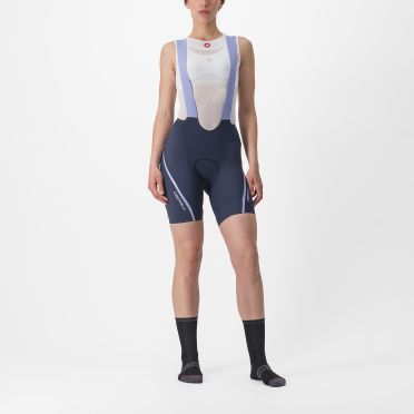 Castelli Velocissima 3 bibshort blauw dames