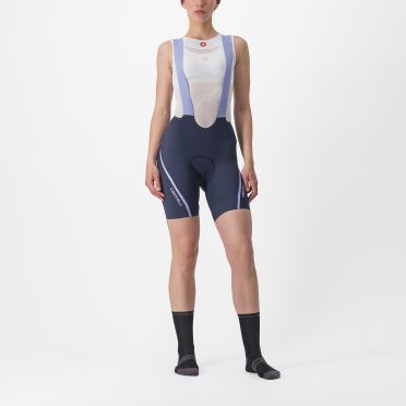 Castelli Velocissima 3 bibshort blauw dames 