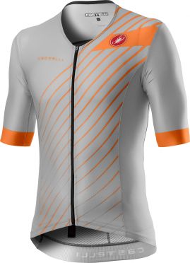 Castelli Free speed 2 race tri top zilvergrijs heren
