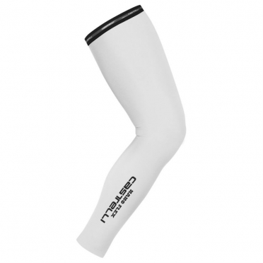 Castelli Nanoflex beenwarmers wit 10537-001
