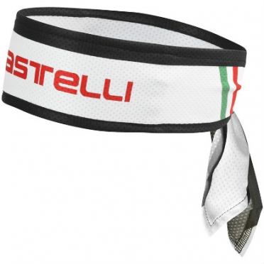 Castelli Headband fiets hoofdband wit 