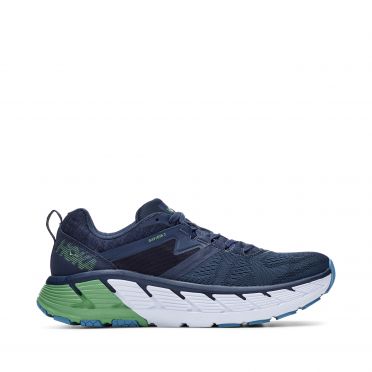 Hoka One One Gaviota 2 hardloopschoenen donkerblauw/groen heren
