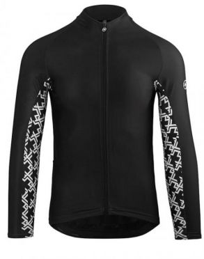 Assos Mille GT spring fall lange mouw fietsshirt zwart heren