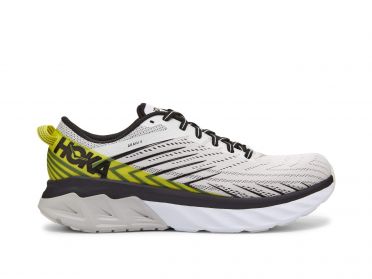 Hoka One One Arahi 4 hardloopschoenen grijs/geel heren