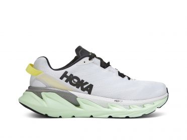 Hoka One One Elevon 2 hardloopschoenen wit/groen heren