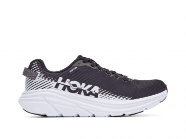Hoka One One Rincon 2 hardloopschoenen zwart/wit dames
