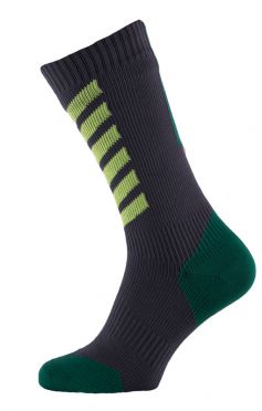 Sealskinz MTB mid mid hydrostop fietssokken antraciet/groen