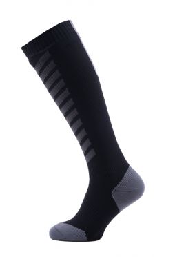 Sealskinz MTB mid knee fietssokken zwart/antraciet