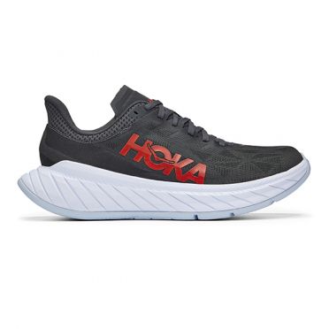 Hoka One One Carbon X 2 hardloopschoenen zwart/rood heren