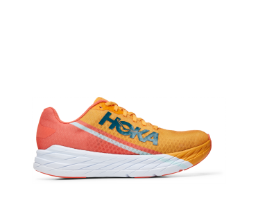 Hoka Rocket X hardloopschoenen oranje/geel unisex