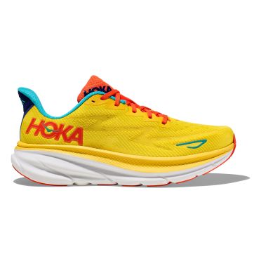 Hoka Clifton 9 hardloopschoenen geel heren