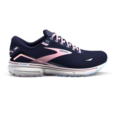 Brooks Ghost 15 hardloopschoenen blauw/roze dames