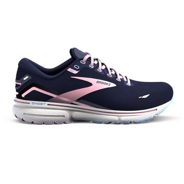 Brooks Ghost 15 hardloopschoenen blauw/roze dames 