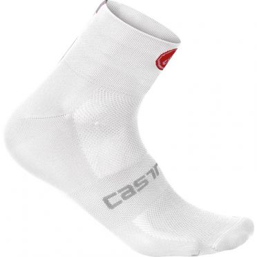 Castelli Quattro 6 socks wit heren