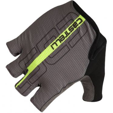 Castelli Tempo glove fietshandschoenen zwart/fluo geel heren