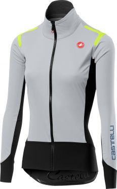 Castelli Alpha ros W fietsshirt lange mouw grijs dames