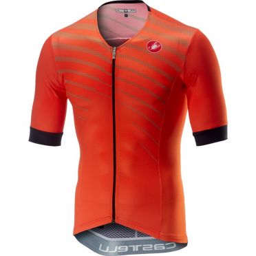 Castelli Free speed race jersey tri top oranje heren 