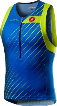 Castelli Free tri top blauw heren