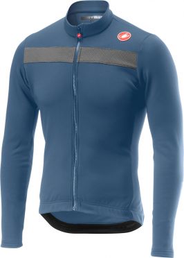 Castelli Puro 3 lange mouw fietsshirt licht blauw heren