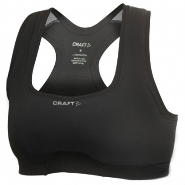 Craft Stay Cool sportbeha A/B cup zwart dames