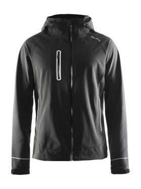 Craft Cortina soft shell winterjas zwart heren 