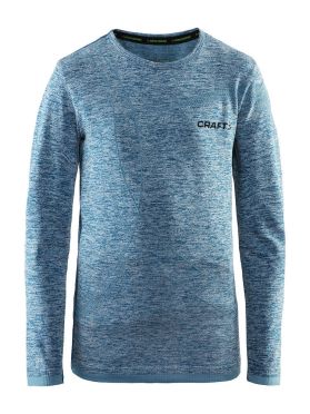 Craft Active Comfort lange mouw ondershirt blauw/teal kind/junior