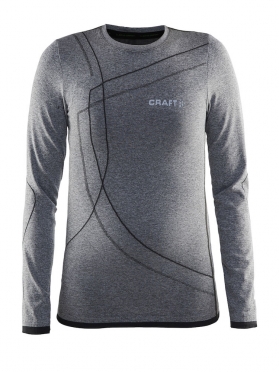 Craft Active Comfort RN lange mouw ondershirt zwart kind/junior
