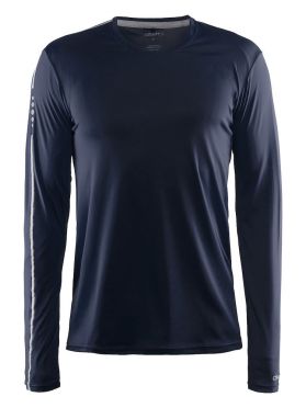 Craft Mind lange mouw hardloopshirt blauw/navy heren