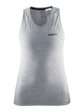 Craft Active Comfort v-hals singlet grijs dames