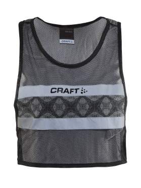 Craft Brilliant 2.0 hardloop veiligheidsvest zwart dames