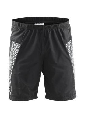 Craft Cover warm hardloop short zwart heren 