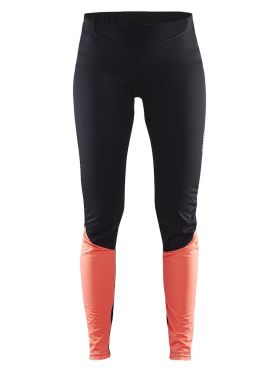 Craft Velo thermal wind tight zwart/roze dames