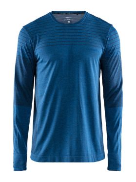 Craft cool comfort lange mouw ondershirt blauw heren