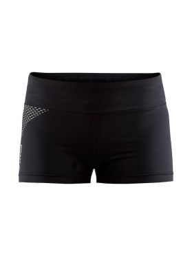 Craft Breakaway hotpant tight hardloop short zwart dames
