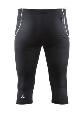 Craft Mind knicker 3/4 hardloopbroek zwart heren