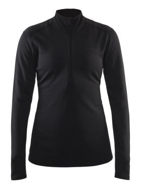 Craft Sweep halfzip Skipully zwart dames