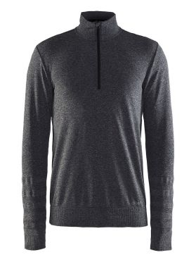 Craft Smooth halfzip Skipully grijs heren