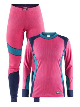 Craft Active onderkleding voordeel set roze/blauw dames