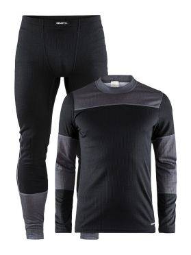 Craft Active onderkleding voordeel set zwart/grijs heren 