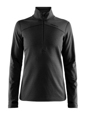 Craft Pin halfzip Skipully zwart dames 