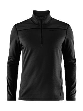 Craft Pin halfzip Skipully zwart heren
