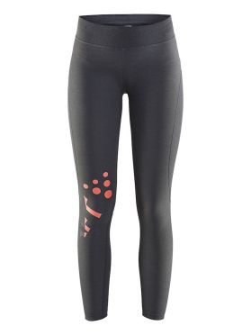 Craft Delta 2.0 tight hardloopbroek grijs dames