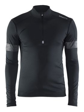 Craft Brilliant 2.0 halfzip Skipully zwart heren