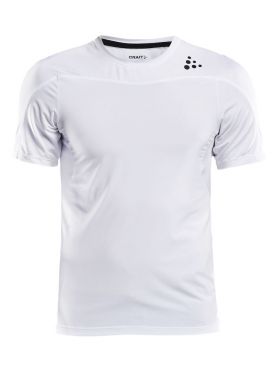 Craft Shade korte mouw hardloopshirt wit heren